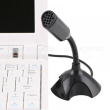 Microphone with stand universal anti-noise suitable for laptop desktop computer chat For Microfono Computer Microphones PC Laptop Mikrofon S2