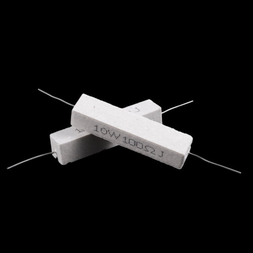 rezistențe axiale cu ciment bobinate, 10 W, 100 Ohm, 5 % 2