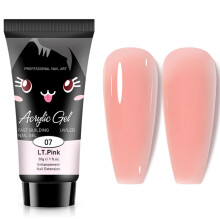 Poly Nail Gel Kit with 12 Nude Colors, SalonQuality UV Gel Nail Extension for Beginners