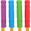 Λαβές μολυβιών σιλικόνης 4Colors - Αδιάβροχες, μασώμενες, ανάγλυφες θήκες για αύξηση 1