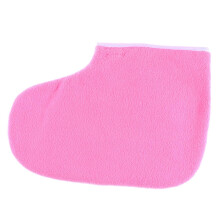 Paraffin Wax Hand Mitts and Foot Covers Cotton Insulated Gloves for Spa Heat Retention Therapy Pink