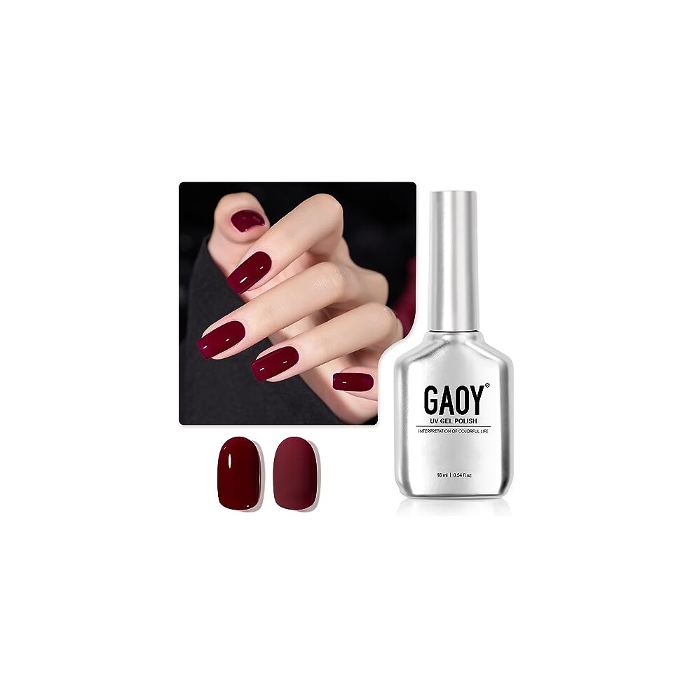 Red Uv Gel Nail Polish 16Ml Â Longlasting Glossy Finish, Opaque Coverage, Uv Lamp Curing