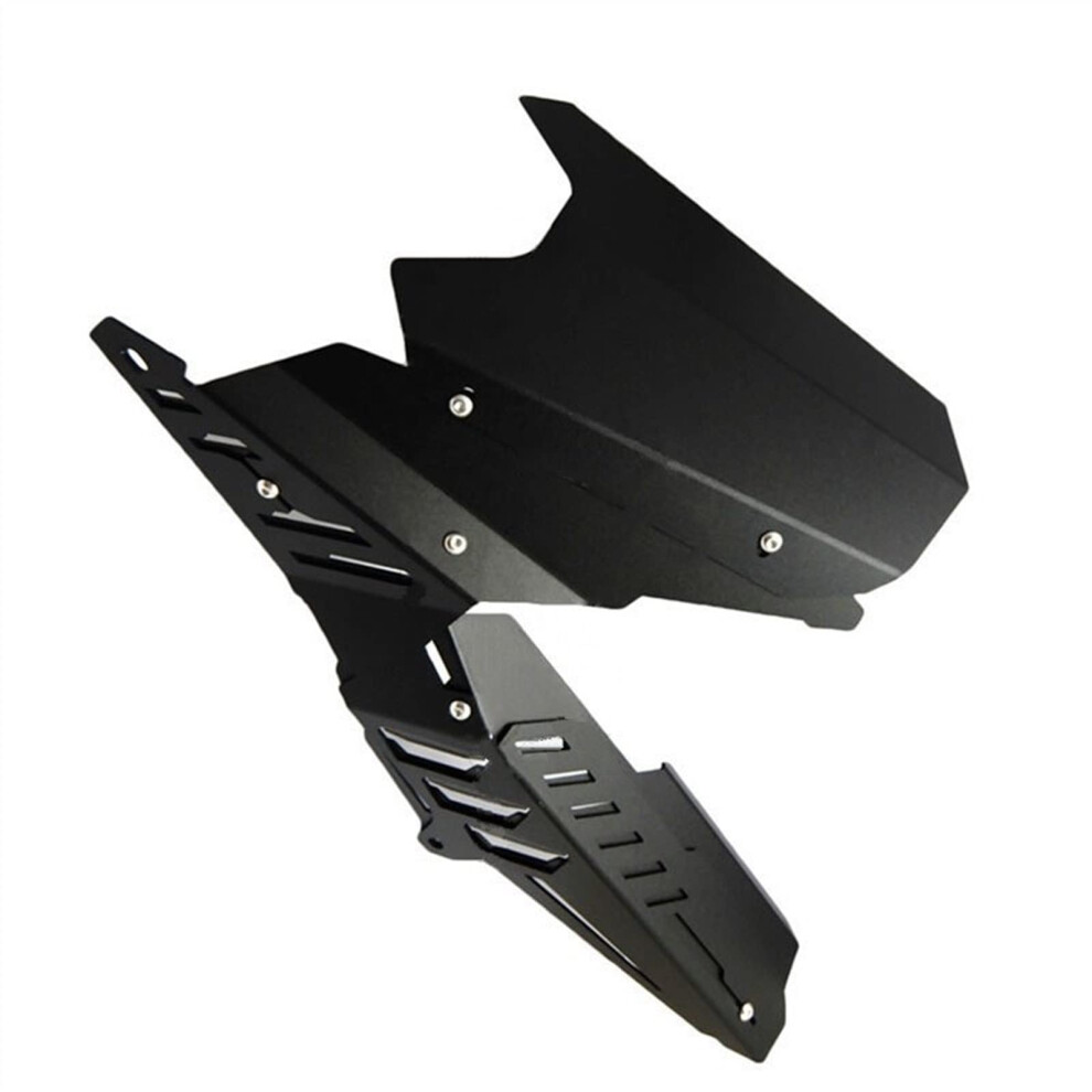 Motorcycle Rear Fender And Cnc Aluminum Chain Guard For Yamaha R3 R25 Mt03 20152020 Black/Silver 9099447890467