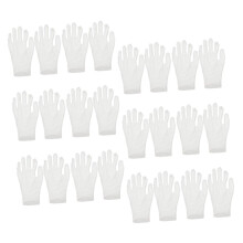 12 Pairs White Cotton Moisturizing Gloves for Dry Hands Overnight Breathable Comfort for Eczema