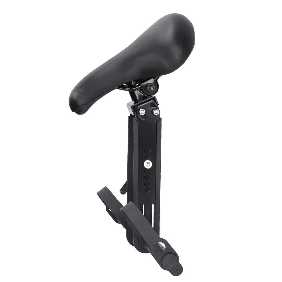 Sturdy Iron Front Child Bike Seat with Foot Pedals, Easy Install