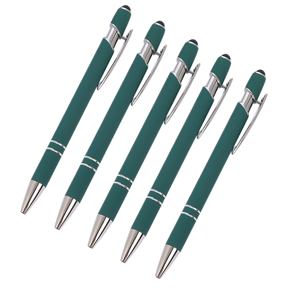Yhmxh Ballpoint Pen With Stylus Tip, 2 In 1 Stylus Stylish Pen, Smooth Writing Premium Metal Pen For Touch Screens, Ink, 1.0 Mm Black 9173940011571