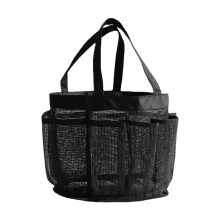 Sac de rangement en filet, pochette de voyage pour femme, grande capacité, portable, plage