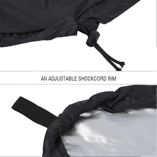 Universal Fit Protective Kayak Canoe Cockpit Cover Black M 1
