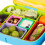 Δοχεία σάλτσας σαλάτας Hariumiu Lunch Box, επαναχρησιμοποιήσιμα, χωρίς BPA, στεγανά με 3