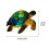 Επιτραπέζια λάμπα SDJMa Bedroom 7,10" από βιτρό Turtle 4