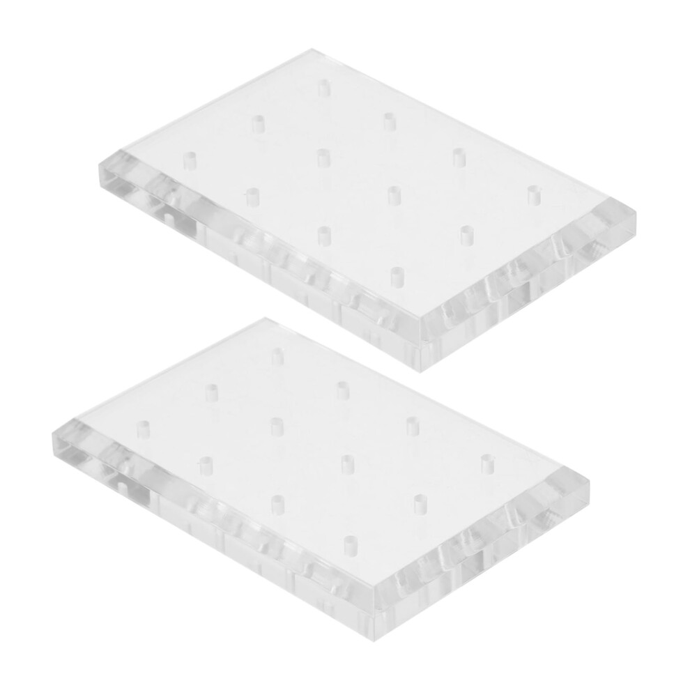 Nail Drill Bit Holder Set with Secure Storage for Salon and Home Manicure Grinding Heads