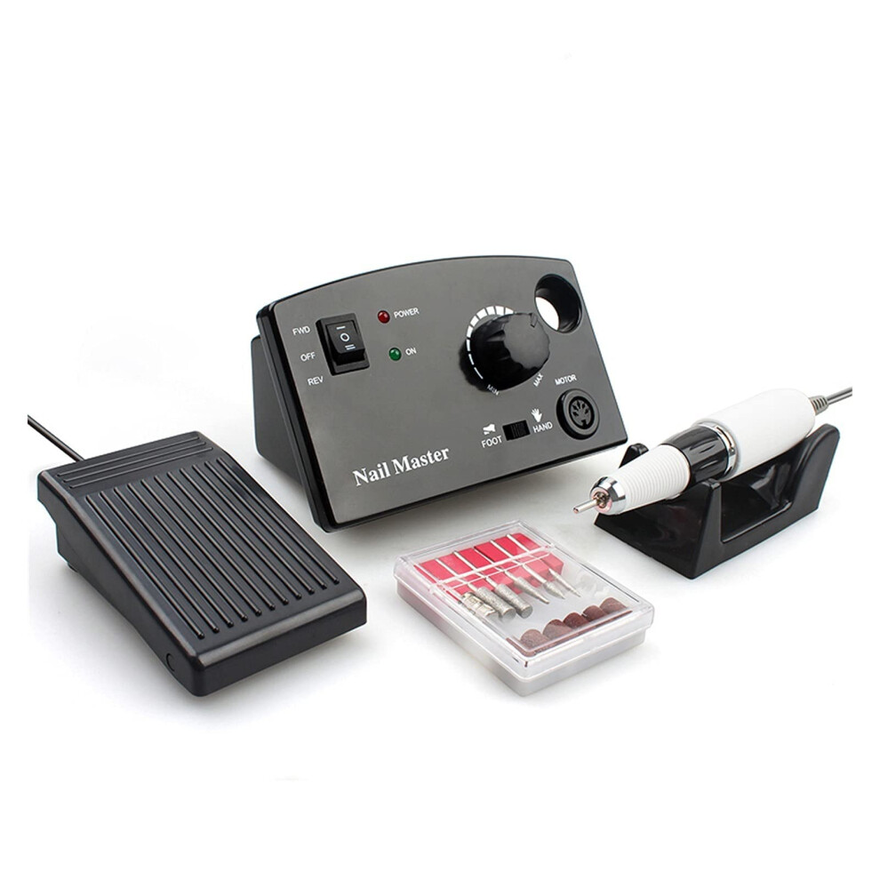 Electric Nail Drill 30000RPM Professional Manicure Pedicure Kit with Bits for Salon and Home Use