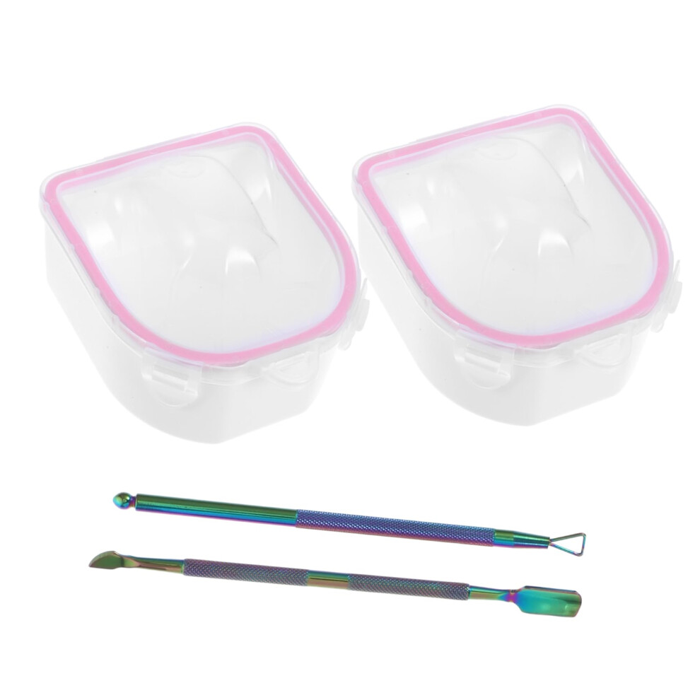 Nail Soaking Bowl for Efficient Gel Removal, Full Hand Capacity, Salon and Home Manicure Use