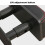 Adjustable Leather Car Armrest Left Elbow Support Black/Beige/Gray 17x7.8cm 1