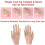 Practice Hand for Nail Art with Secure Tip Locking and Adjustable Flexible Handle, 200pcs Tips, White 4