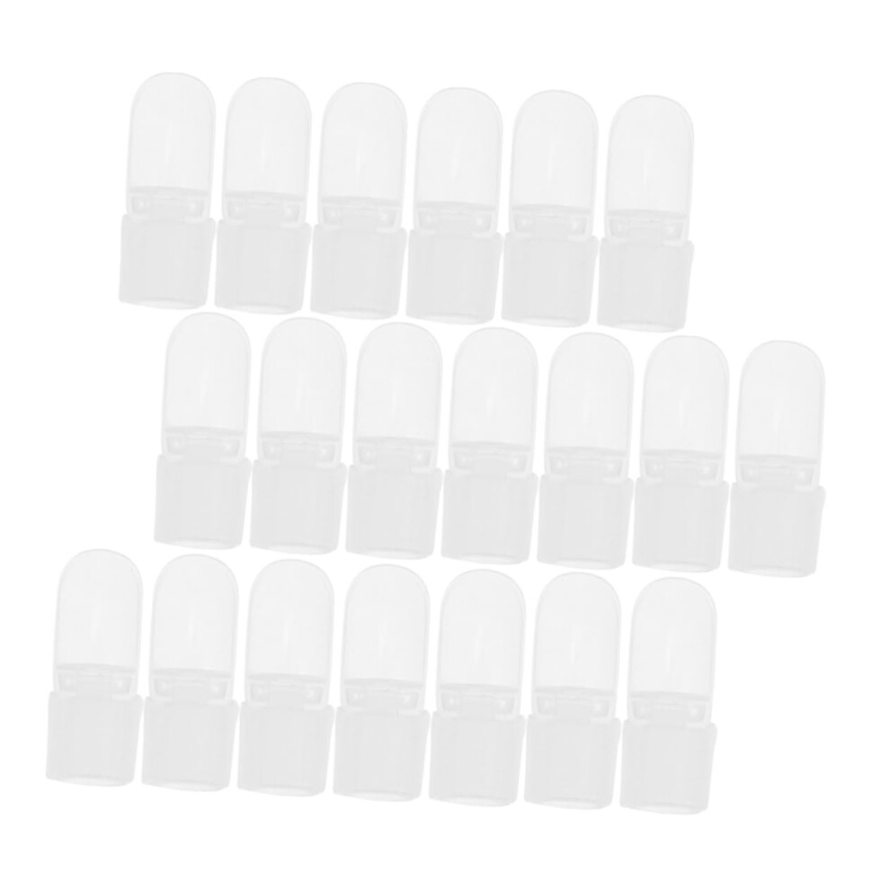 30pcs Nail Polish Protector Caps Smudge Drying Shields for Salons and Home Manicures