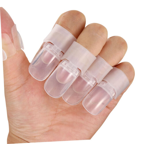 30pcs Nail Polish Protector Caps Smudge Drying Shields for Salons and Home Manicures 1