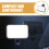 Lampe frontale LED portable pour selfies et visioconférences en direct 3
