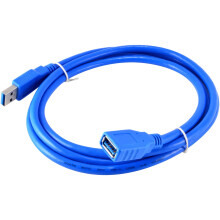 USB 3.0 verlengkabel blauw, 90 cm (3FT), A mannelijk naar A vrouwelijk, compatibel met PlayStation, Xbox, Oculus VR, USB-stick, printer, camera