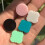 RSAMD Initialmonogram Blanks Clover Studs Graverede Runde Quatrefoil Stud Øreringe - Clover Mint 4