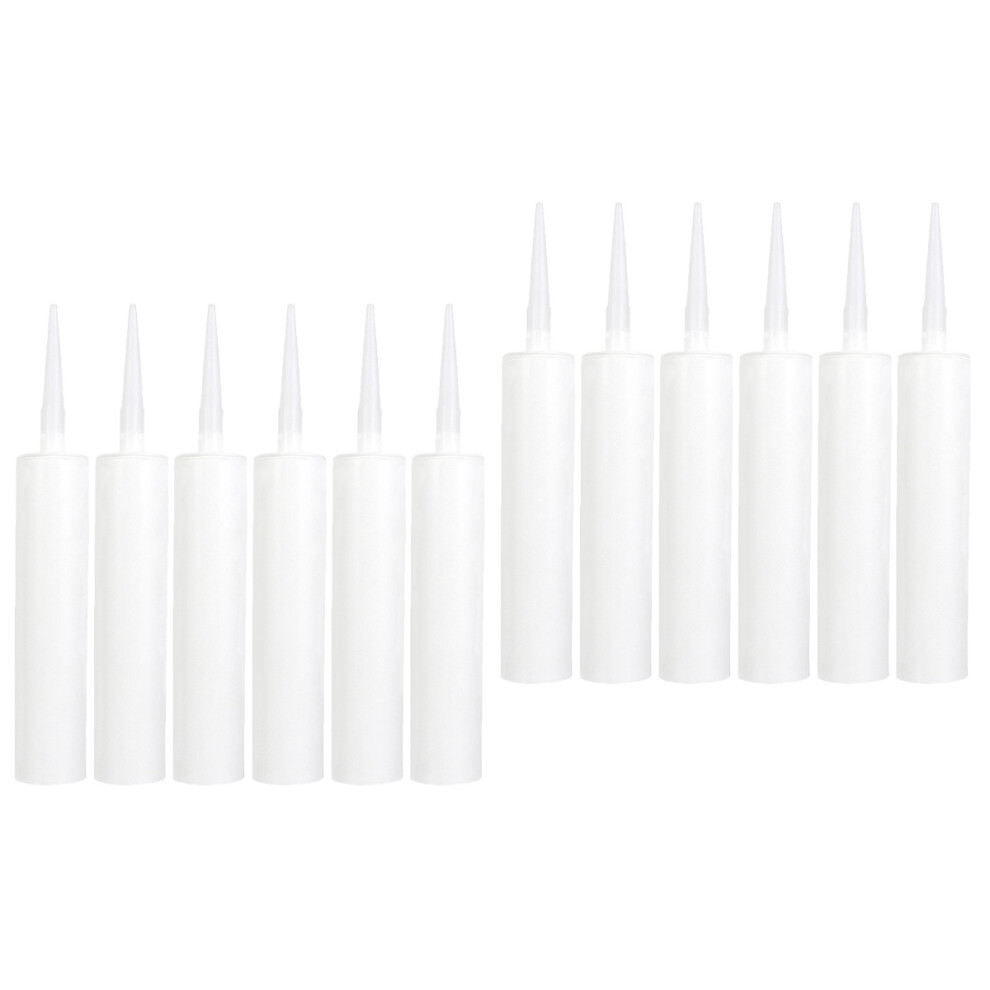 12 Pcs Caulk Tubes Sealant Tubes Empty Caulking Tubes Refillable Caulk Tubes 9164030442481