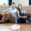 Ηλεκτρική σκούπα ρομπότ Quinlirra, εξαιρετικά λεπτή και αθόρυβη με εξαιρετικά ισχυρή 4