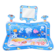 Tapete inflável para bebês brincarem na água, brinquedo para desenvolvimento e crescimento, tapete sensorial para bebês e crianças, feito de PVC.
