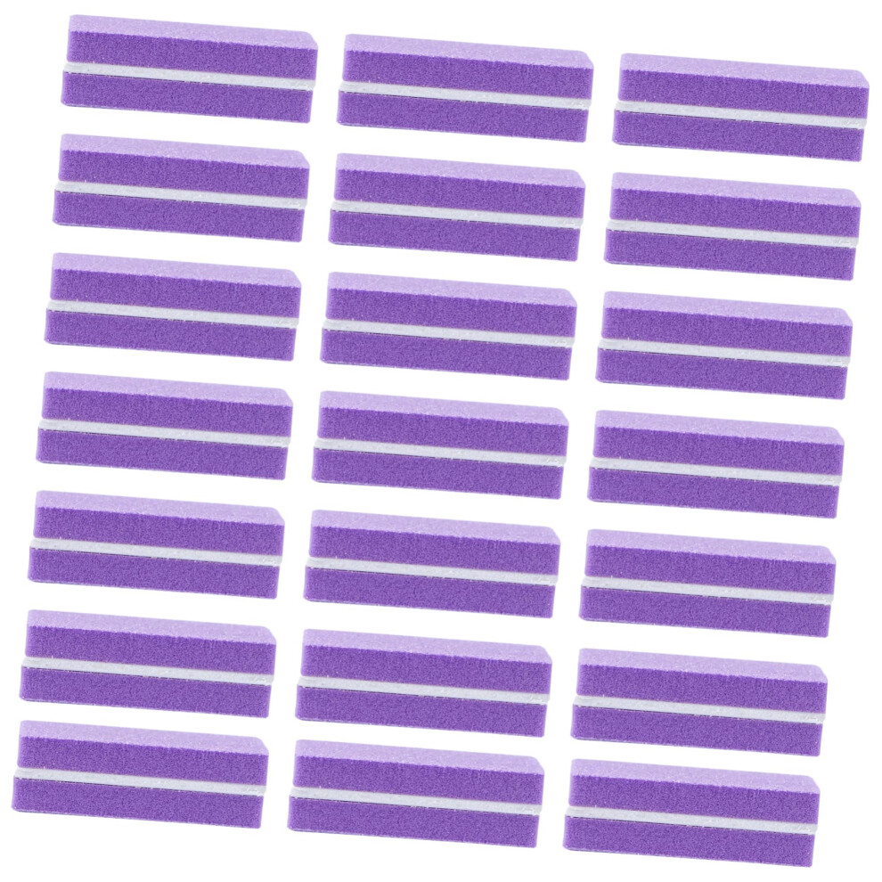 Professional Nail Files and Buffer Blocks Set 40pcs for Manicure with Gentle Sponge Buffing