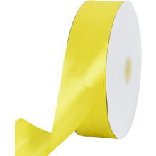 Ribín Satin Dearg 1-1/2" (40mm) x100 Slat le haghaidh Fillte Bronntanais, Bainise, Breithlá, Lá Vailintín, Crios Cathaoireacha, Gruaige,