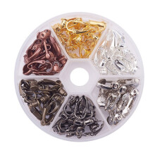 Mizh36pcs Clip-on Earrings Converter DIY Ear Jewelry Accessory for Non Piercing Ears (Colores surtidos)