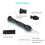 Hand drill with 20 different bits Black 0.3-1.6 mm 2