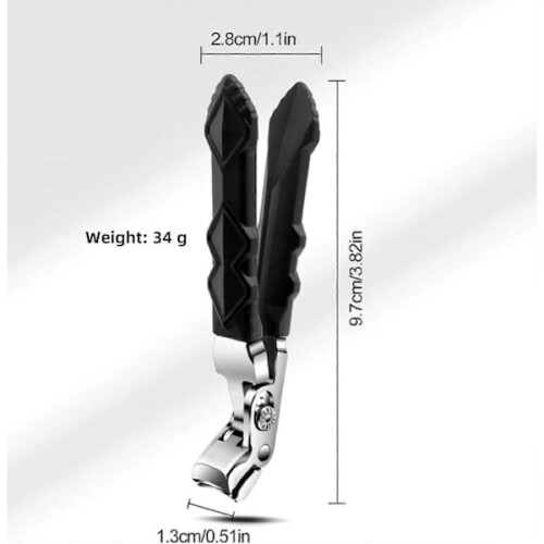 Clipmaster Pro Zehennagelknipser mit langem Griff, ergonomisch geformt 2