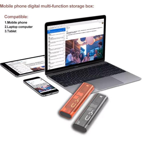 1x Multifunction Portable EVA Data Cable Storage Set UK New K4Q0 1