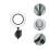 ITSELFER 1 Set Suction Ring Light Circle Right with Power Cable Video Conference Light 4