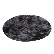Circle Rugs for Girls Princess Castle Toddler Play Tent, Round Shag Carpet for Kids Bedroom, Baby Room Decor, Nursery & Playhouse Rug