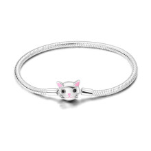 Me Series Link Chain Armband 925 Sterling Zilver Geschikt voor Originele Bedeltjes DIY Merk Sieraden Maken Cadeau voor Vrouwen Feest 2024LJQ