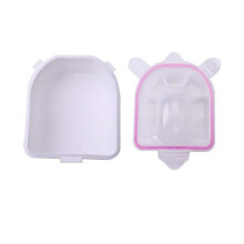 2pcs Nail Soak Bowl for Precise Polish Removal, Manicure Hand Soaking Tray for DIY Nail Care