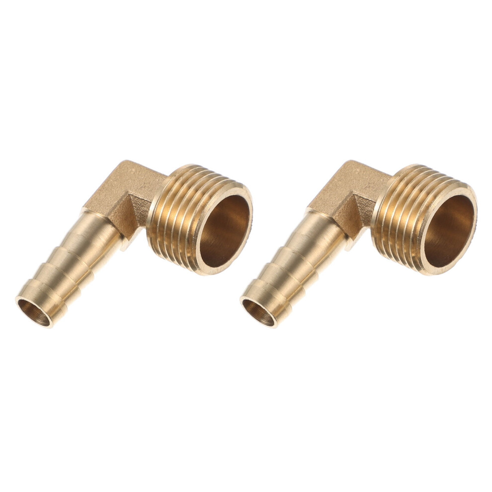 2 Pcs Right Angle Water Fittings Water Hose Right Angle Hose Adapter Plunge Tank Water Spigot Angle Elbow Hose Adapter 9164030146099