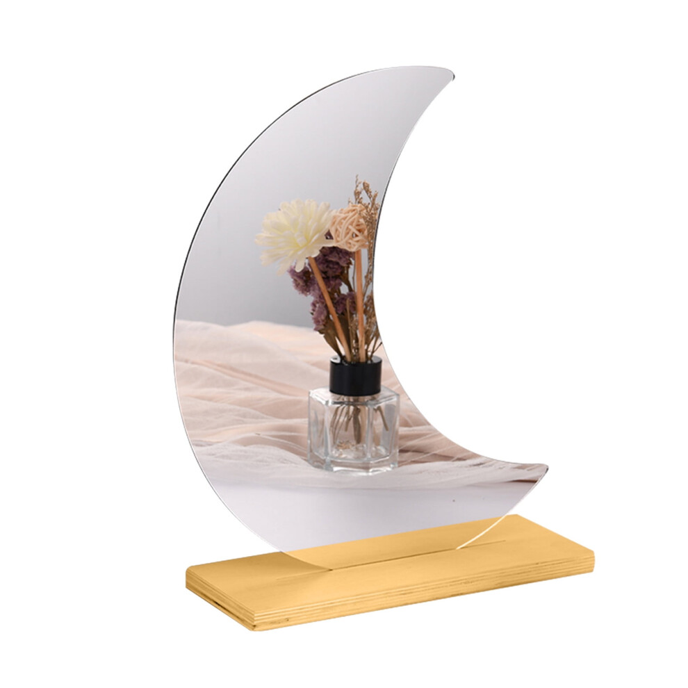 Ruhiku GW Fashion Irregular Acrylic Mirror Desktop Desktop Makeup Mirror