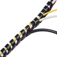 Espiral para Cabos, Solução para Organização de Cabos em Feixes de Fios de 0,4" a 1,57", Manga para Fios
