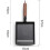 Tamagoyaki Pan Cast Iron Nonstick Rectangular Japanese Omelette Pan with Fast Even Heating 2