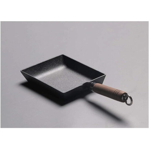Tamagoyaki Pan Cast Iron Nonstick Rectangular Japanese Omelette Pan with Fast Even Heating 2
