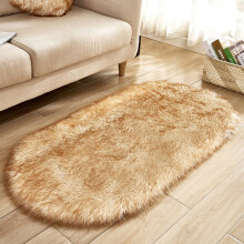 Kayannuo Christmas Clearance Super Soft Fluffy Faux Fur Sheepskin Rugs 16X24 inch, compatible with bedroom, sofa, living room decor