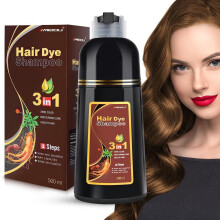 MEIDU3in1 Shampoo Tintura per Capelli - Vari colori disponibili, Shampoo naturale con ingredienti a base di erbe, Colorante naturale per capelli,