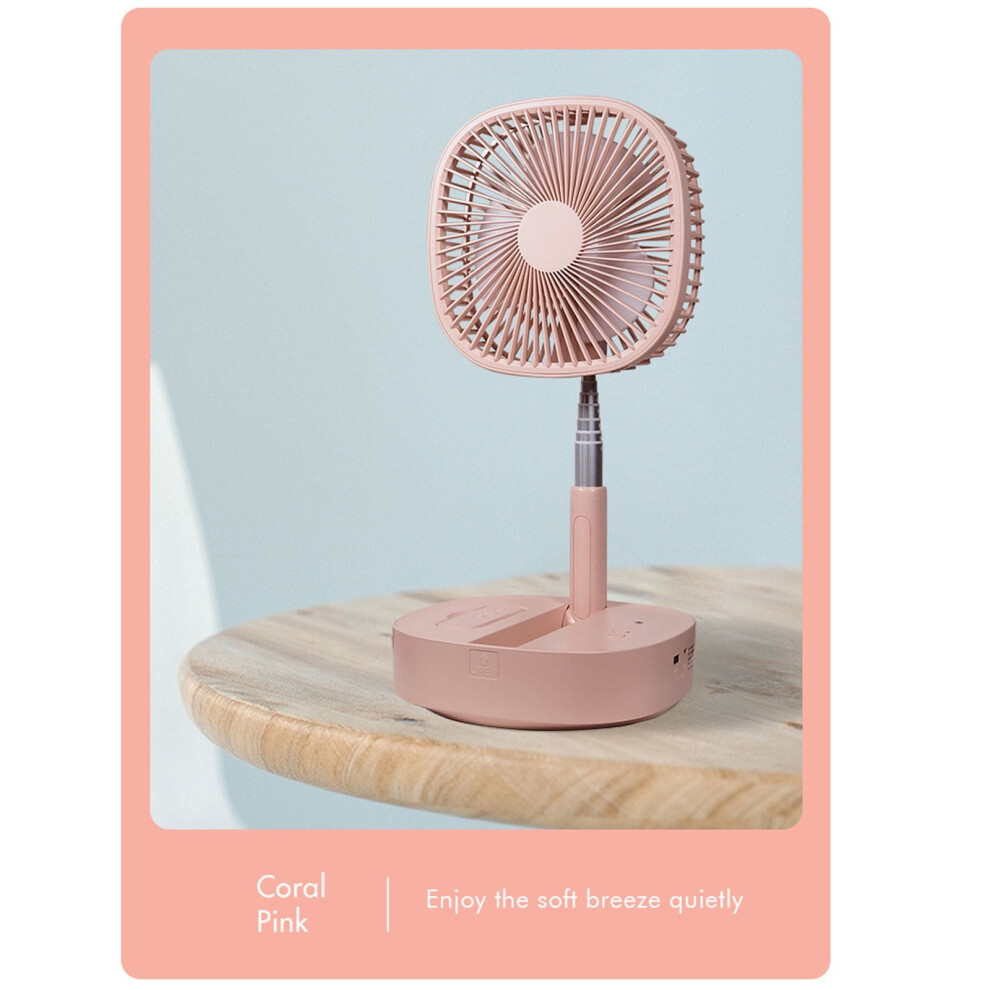 Ozmmyan Foldable Telescopic Rechargeable Fan Cooler With Humidification Phone Holder Tech Gifts Savings 9164030286955