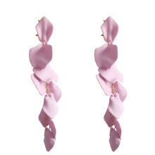 1 par de exquisitos pendientes colgantes de acrílico resistentes al desgaste, pendientes largos colgantes para mujer, accesorios de joyería