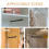 Hidden Guide Rail Replacement Drawer Slides Flip up The Door Bookcase Plastic Accessory 6