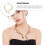 Collana a serpente dorata regolabile Eease per Halloween e feste 4