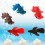 Feiona Decor Goldfish Peacoak Jellyfish Σιλικόνης Διακόσμηση Ενυδρείου Τεχνητό Λαμπερό Εφέ Λάμψης 5