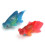 Feiona Decor Goldfish Peacoak Jellyfish Σιλικόνης Διακόσμηση Ενυδρείου Τεχνητό Λαμπερό Εφέ Λάμψης 3